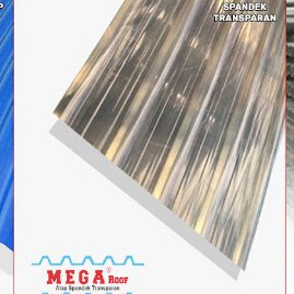 ATAP SPANDEK BENING / TRANSPARAN 1.1MM / PER METER