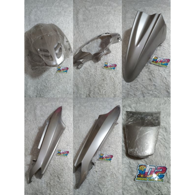 cover body alus mio original YGP silver fullset mio sporty