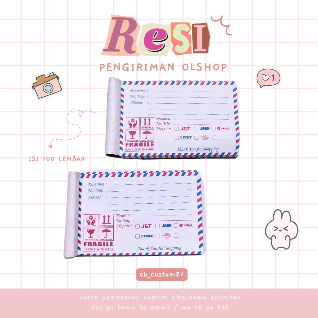 

Resi Pengiriman Olshop