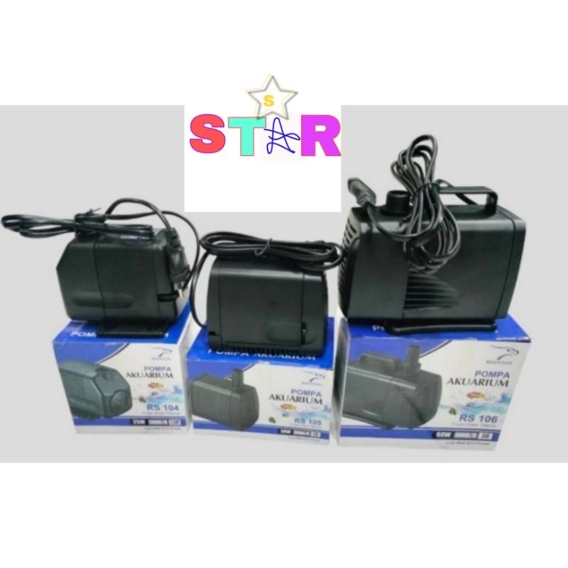 Pompa kolam aquarium rosston Rs 105 / pompa celup kolam ikan koi rosston Rs105