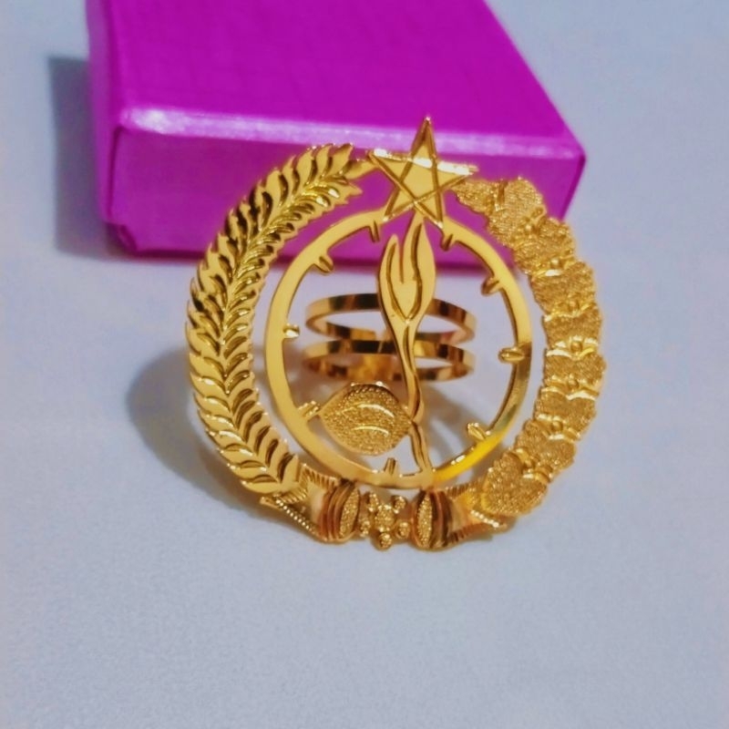 Bros Pramuka Ring & Peniti Bros Lapis Emas