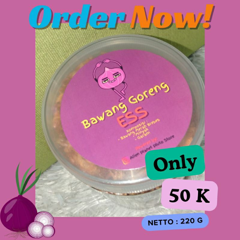 

Bawang Merah Goreng Premium ESS by Alien Planet Pluto Store