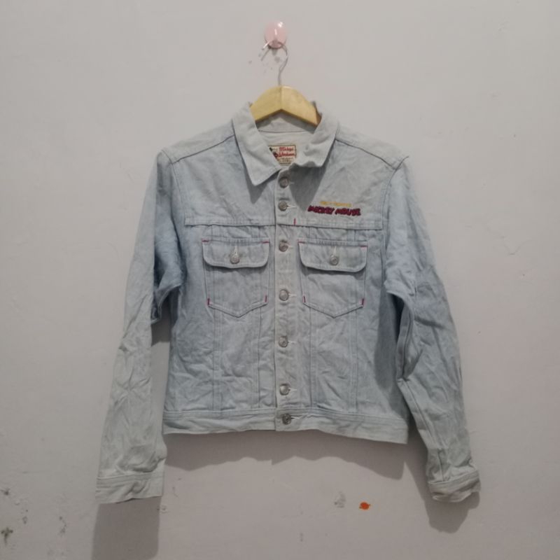 mickey mouse denim jacket woman