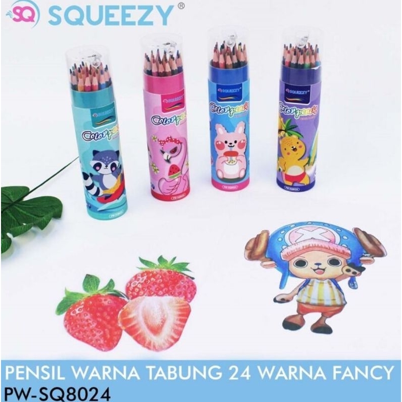 

Pensil Warna Tube Squeezy Fancy 1 Set 24 Pcs (PW-SQ8024)