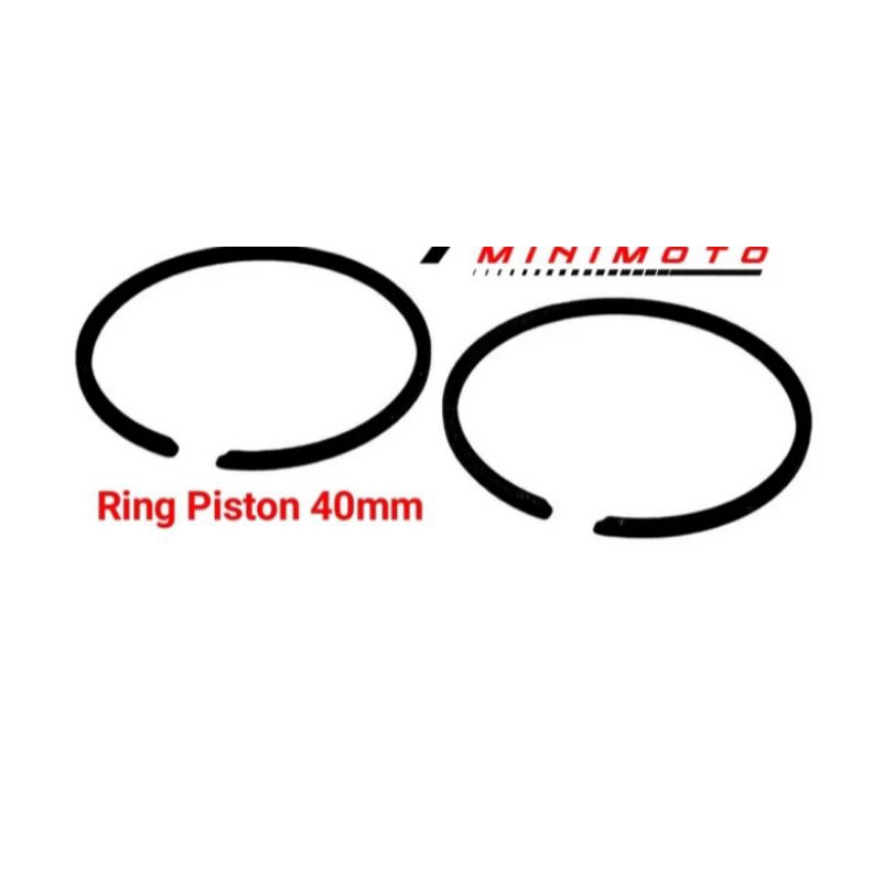 ring piston 40mm mini trail mini gp mini atv mesin tarik 2 tak