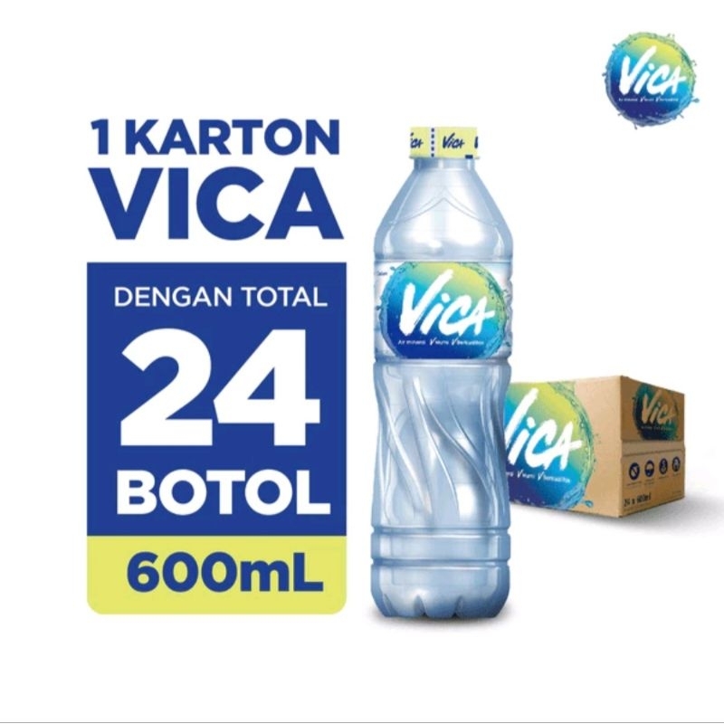 

Air Mineral Vica 600ml Karton