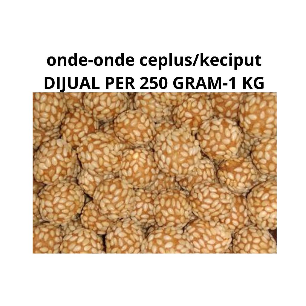 

ONDE-ONDE CEPLUS WIJEN/ KECIPUT WIJEN (ONDE ONDE CEPLUS ) keciput onde onde wijen