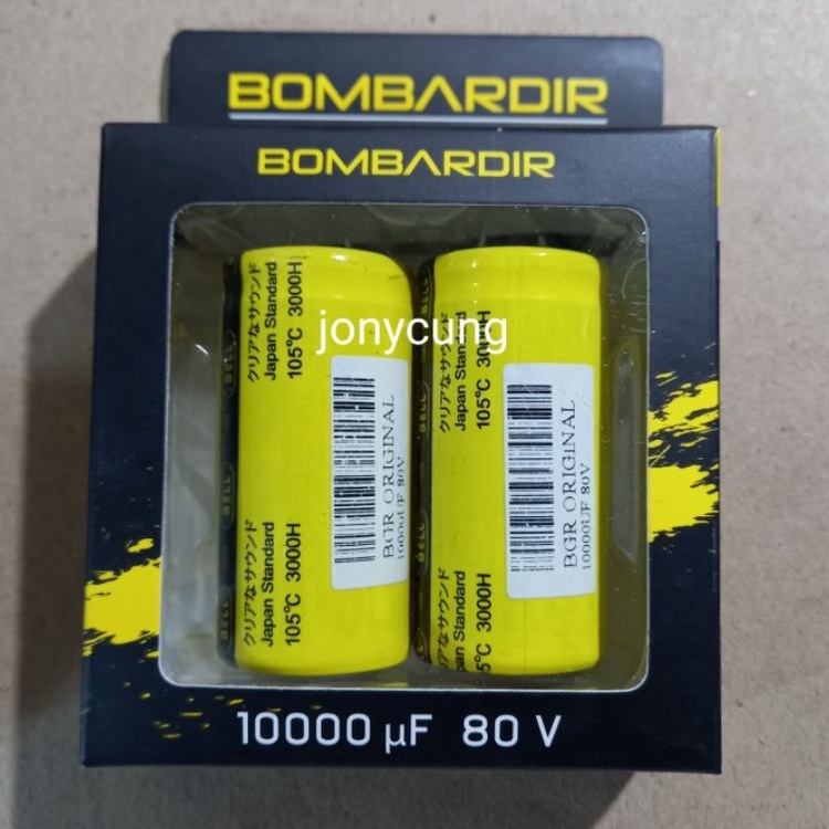 Ps Elco elko 1uf 8v bombardir original cocok untuk power amplifier atau power supply