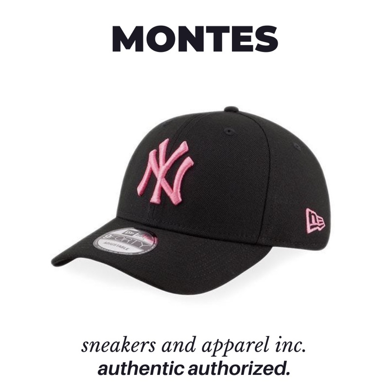 Topi New Era Cap Original 940 9forty Neyyan Black Logo Pink