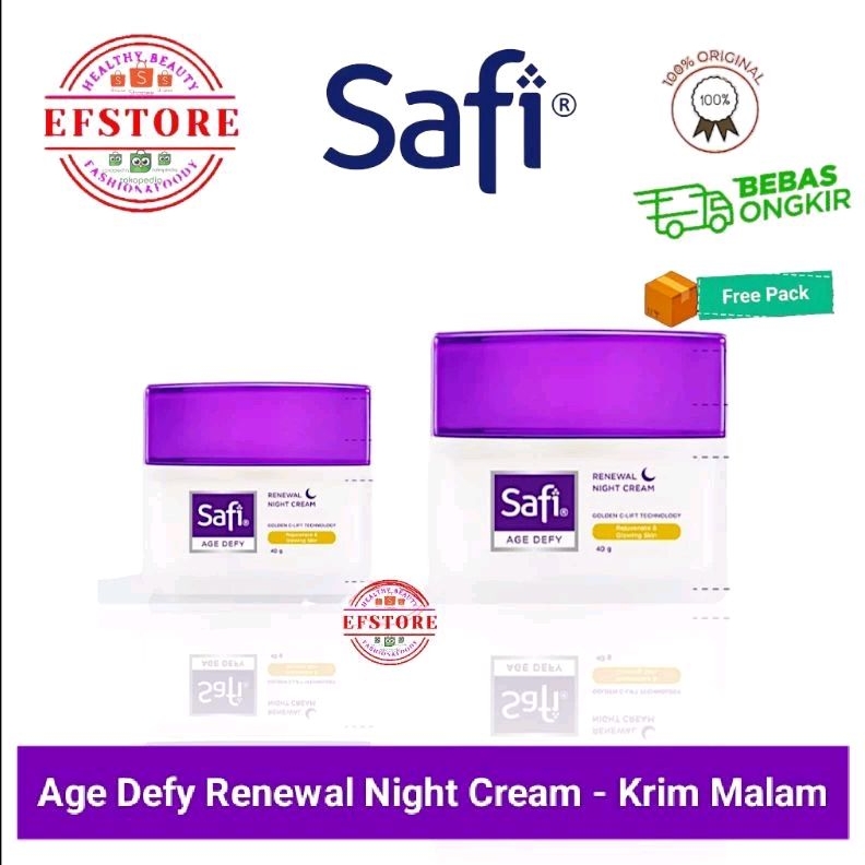 SAFI Age Defy Renewal Night Cream - Krim Malam 100% ORIGINAL