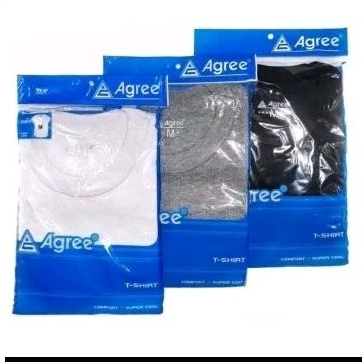 kaos oblong pria AGREE kaos dalam pria katun adem original