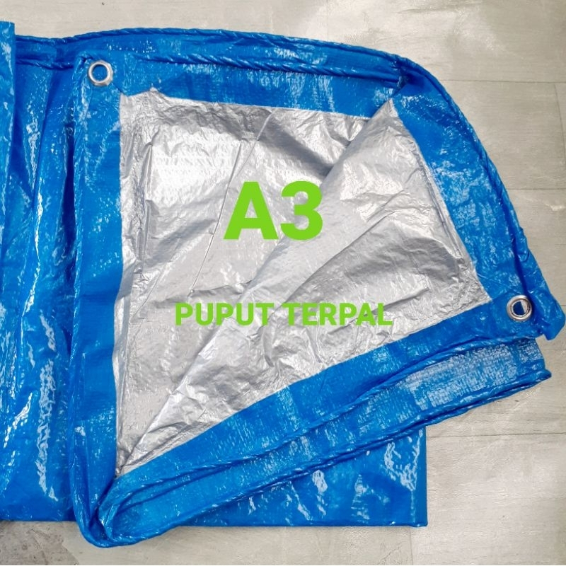 terpal tenda A3 4x7 / terpal tenda biru / terpal jemuran padi / tenda terpal / terpal tenda