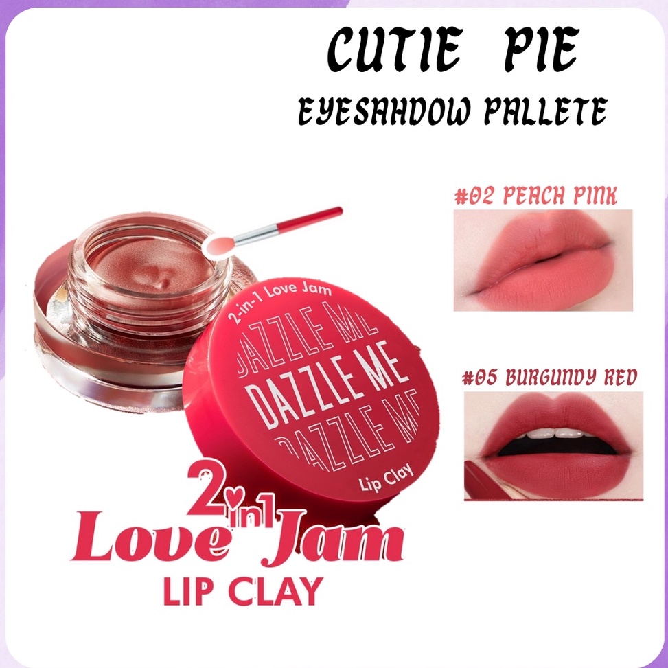 ART T87N Dazzle Me 2 in 1 Love Jam Lip Clay  Lip Cream  Lip Matte  Lipstick  Lip Tint