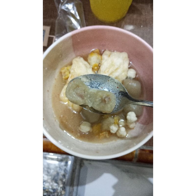 

bakso isian lemak/gajih