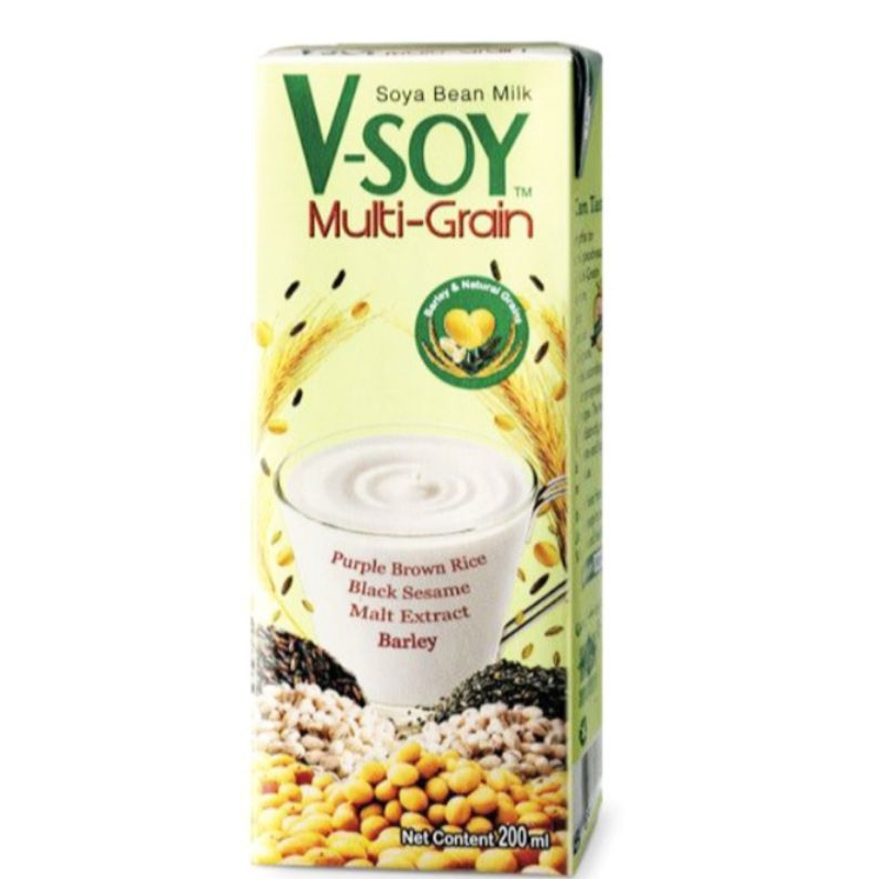 

V-SOY Soya Bean Milk Susu Kacang Kedelai 200 ml