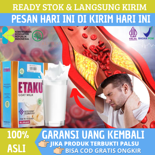 

Susu Untuk Pembersih Flak / Lemak Di Pembuluh Darah, Obat Atasi Penyempitan Pada Pembuluh Darah, Obat Kolesterol Tinggi, Obat Penurun Kolesterol Tinggi, Obat Kolesterol Lemak Dalam Darah - Susu Etaku Goat Milk ORIGINAL