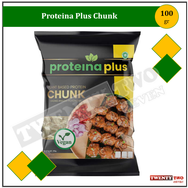 

Proteinaplus Proteina Plus Chunk / Vegan / Daging Nabati / Protein Nabati 100 Gram