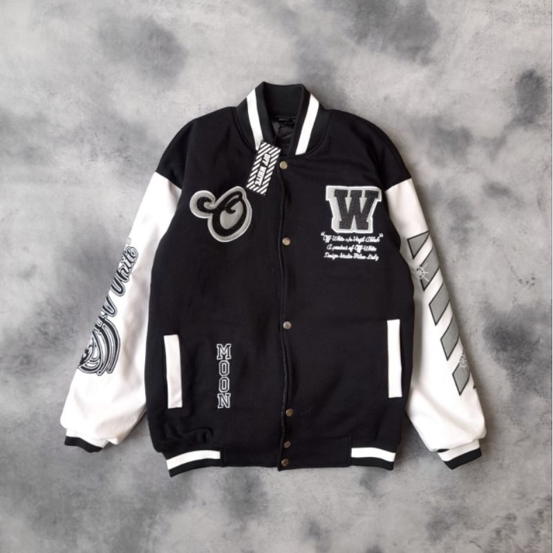 VARSITY JACKET O.W METEOR MOON