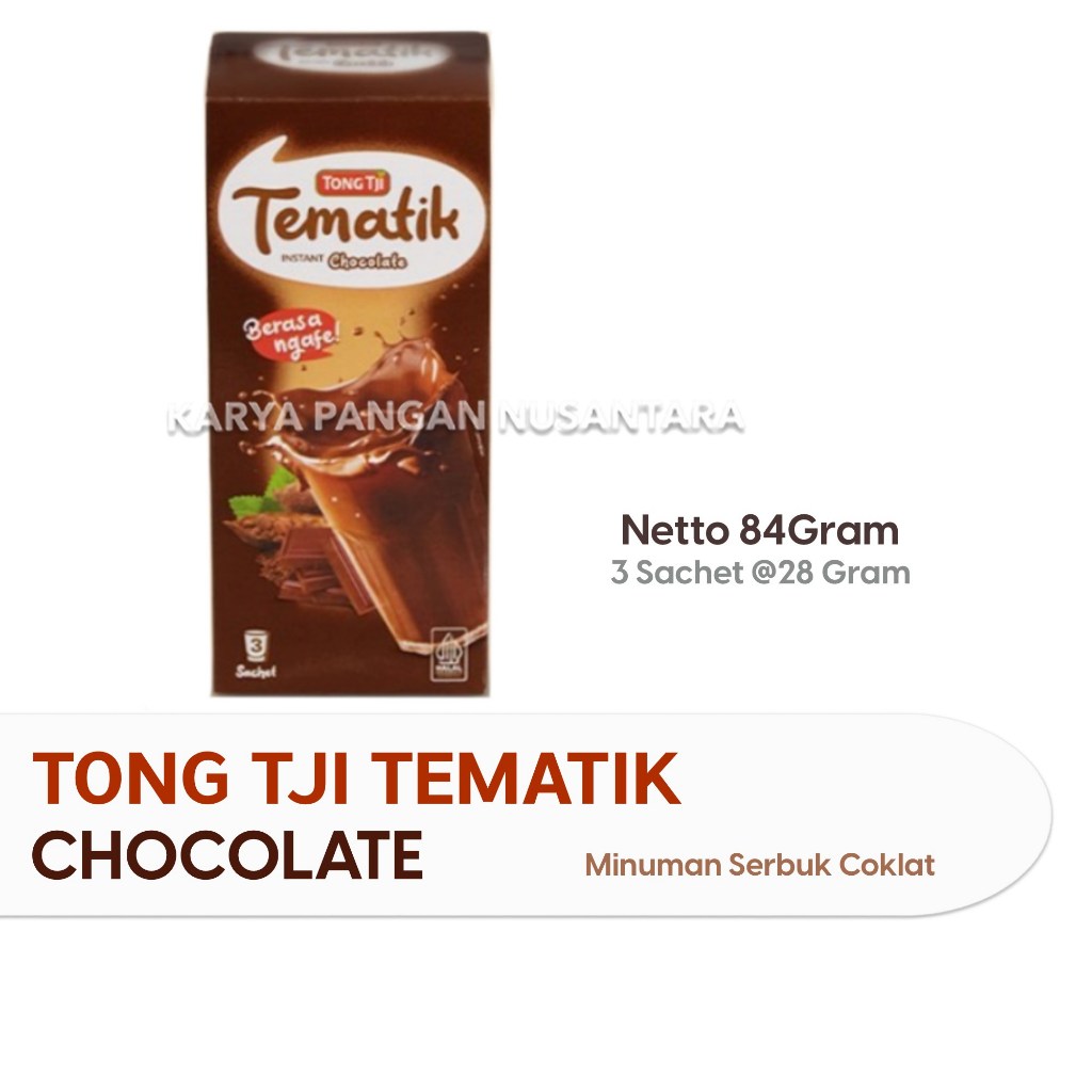 

TEH TONG TJI TEMATIK CHOCOLATE INSTANT TONG TJI COKLAT SUSU 3 SACHET