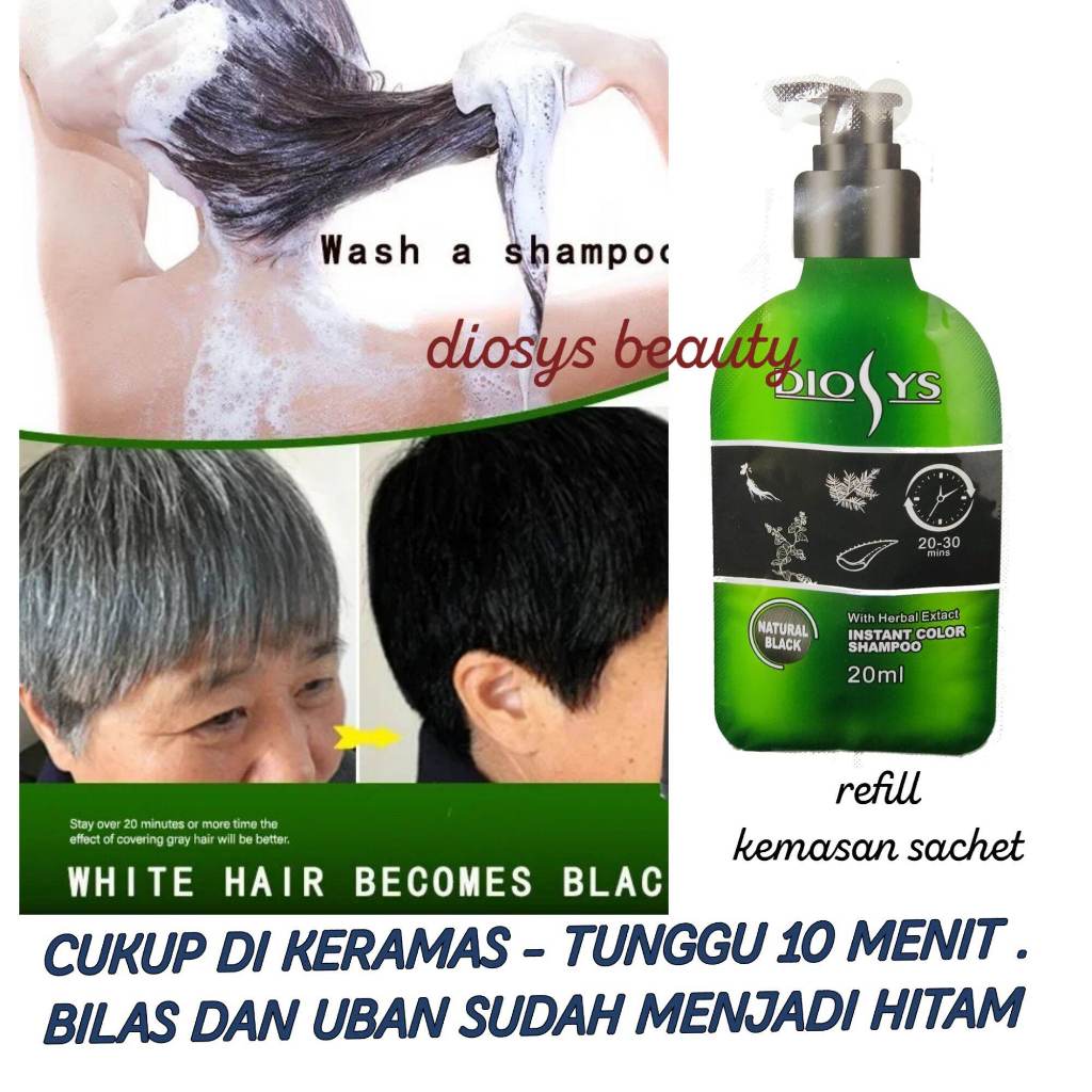 PROMO... SHAMPO PENGHITAM RAMBUT SHAMPO UBAN SAMPO PENGHILANG UBAN DIOSYS SACHET