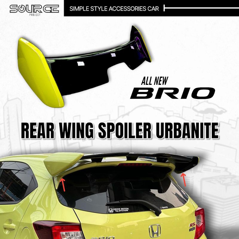 REAR WING SPOILER URBANITE FO ALL NEW BRIO