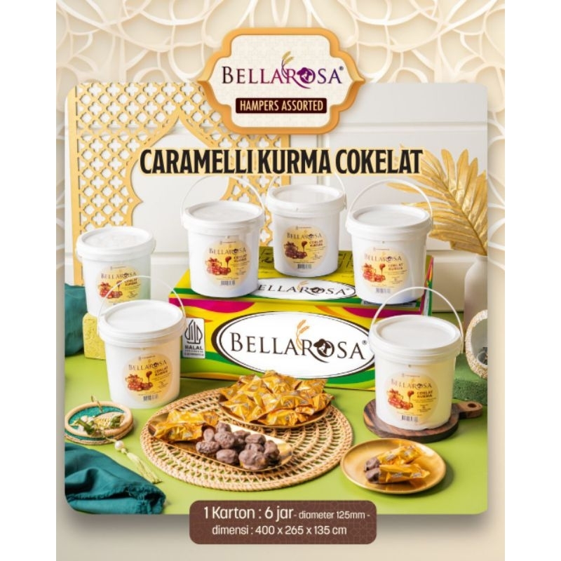 

BELLAROSA PAKET/caramelli bucket karton isi 6 toples