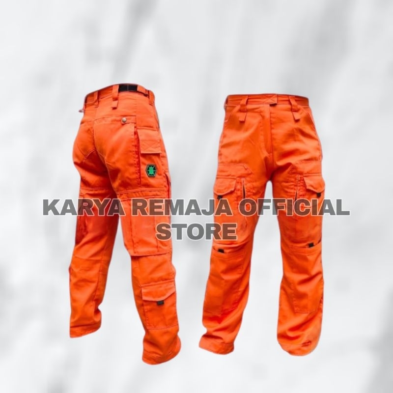 Celana Panjang Premium Model Tactical Kitanica ORANGE Celana Premium Twill Celana Outdoor Celana Lap