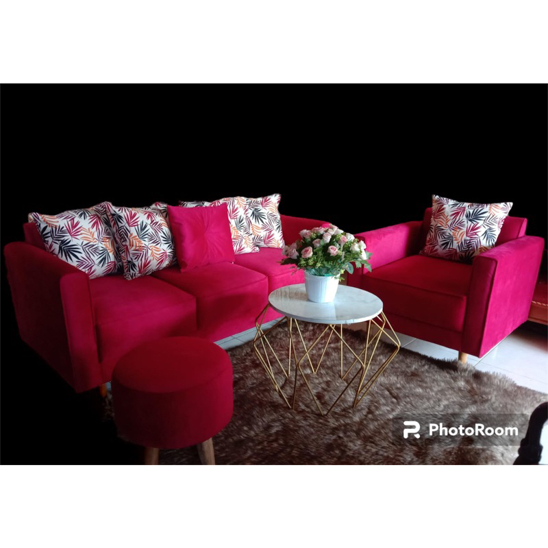 sofa retro kayu jati