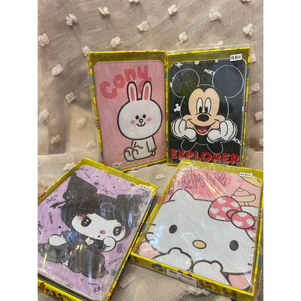 FLIP COVER MOTIF KARTUN FOR IPAD MINI 6 | MINI 7 | SMART COVER MOTIF KARTUN IPAD 6 MINI