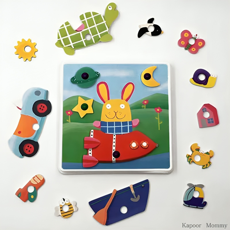 Mainan Anak Animal Creative Puzzle Bongkar Pasang Puzzle 3D