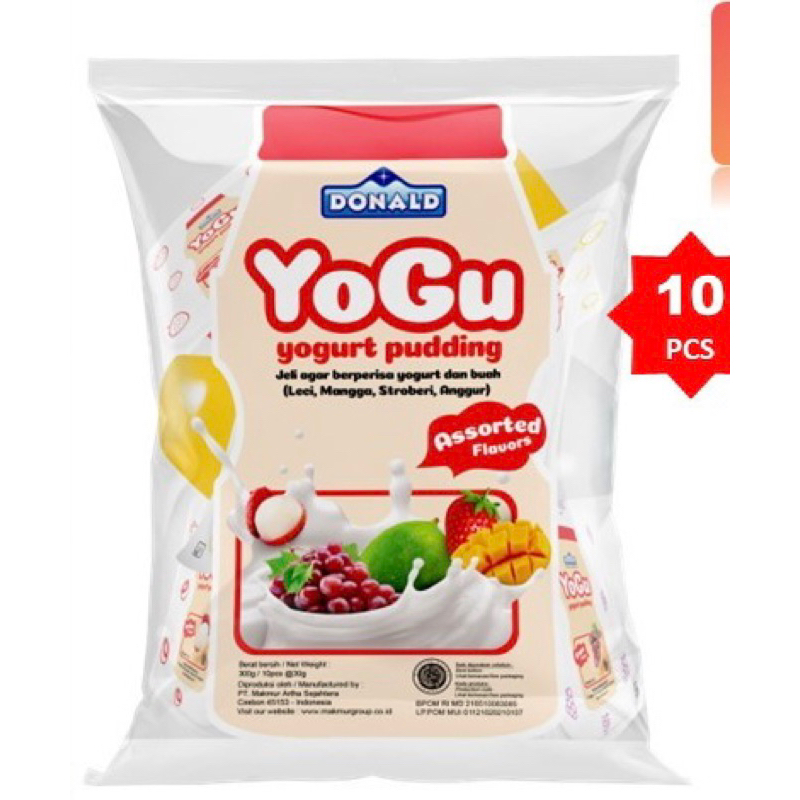 

Donald Yogu Pudding 250 GR ( 25gr x 10pcs ) aneka rasa