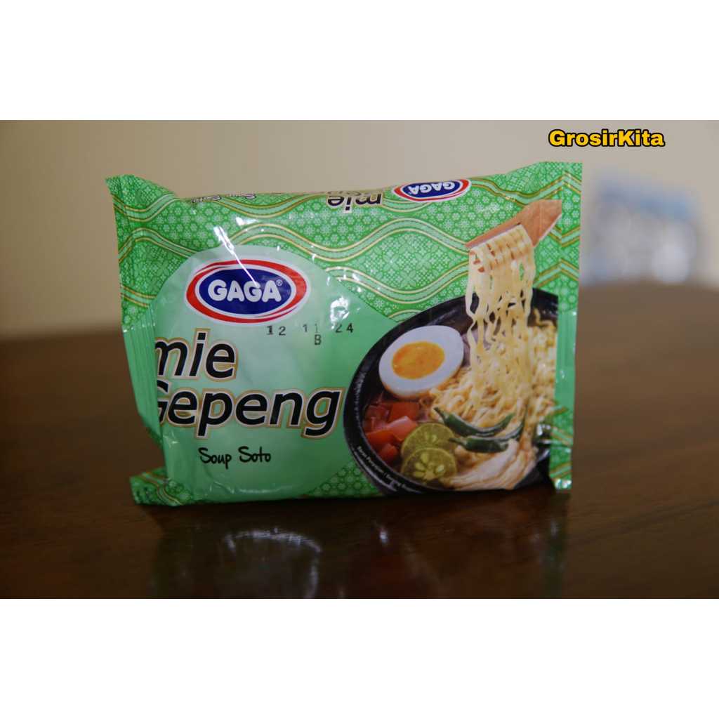 

Mie Gaga Gepeng Kuah Soto Cabai Hijau 67gr