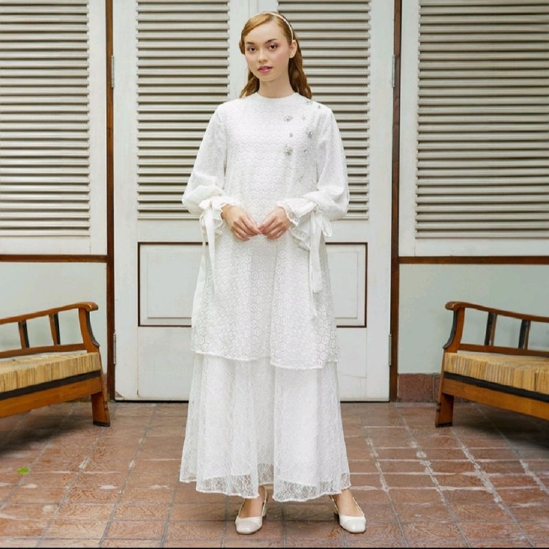 Jenna & kaia - Celia Dress Broken White