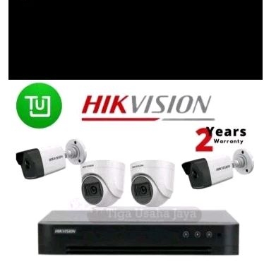 Paket Pemasangan Cctv HikVision+Pasang 4 Chanel 4 Camera 2 Mp