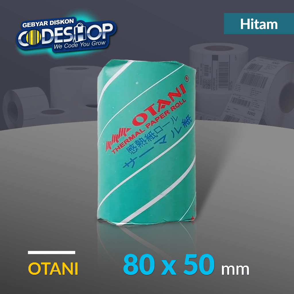 

OTANI Kertas Thermal 80 x 50 mm Struk Receipt Printer Kasir Desktop Termal 80mm