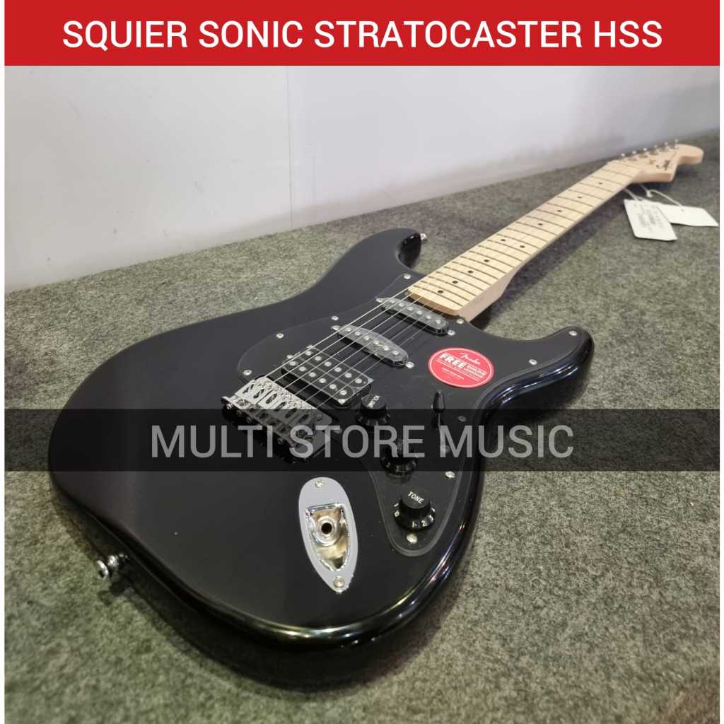 Gitar Elektrik Squier Sonic Stratocaster HSS - Squier Sonic Strat HSS - ORIGINAL