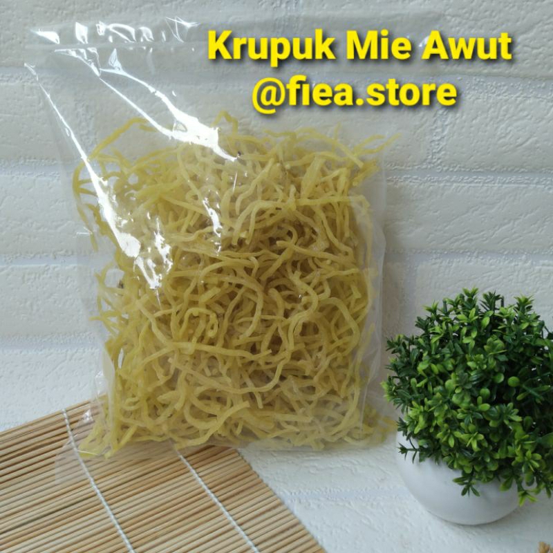 

Kerupuk Mie Awud Mentah 250 Gram / Krupuk Mie Kenyol/Konyol Mentah || Kerupuk Awud Taburan Lontong Sayur/Nasi Lengko Khas Tegal