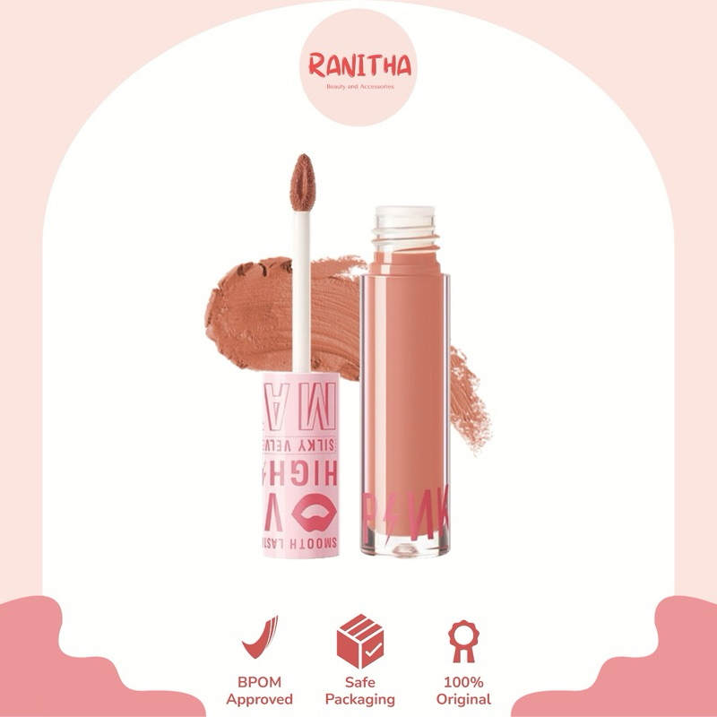 PINKFLASH SILKY VELVET LIP CREAM PINK FLASH