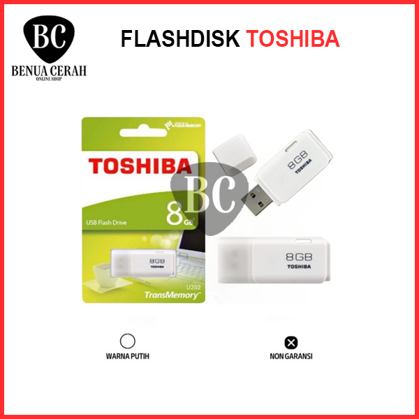 flashdisk toshiba 2gb / 4gb / 8gb / 16gb / 32gb / 64GB TIDAK GARANSI -BENUA CERAH