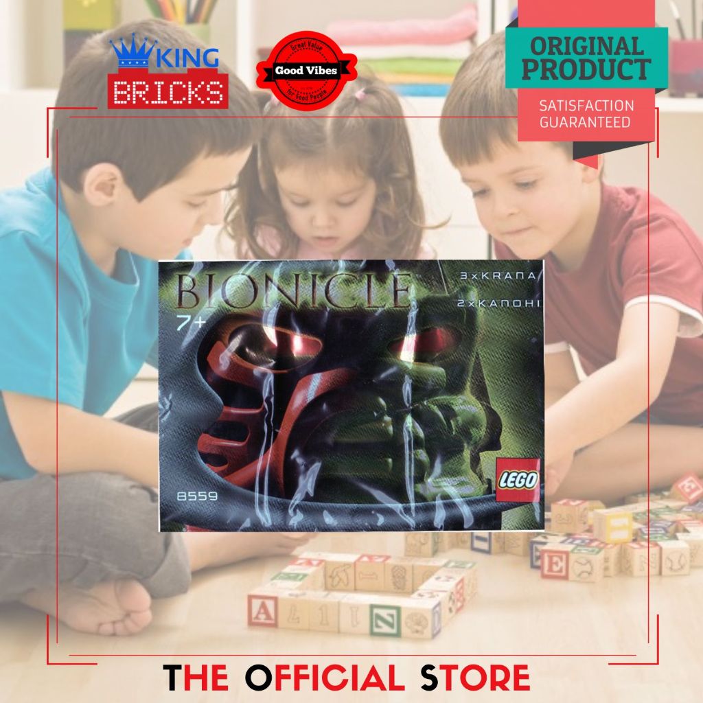LEGO Original BIONICLE 8559 Krana - Mainan Anak Laki Cowok Bionicle Robot Antik Rare