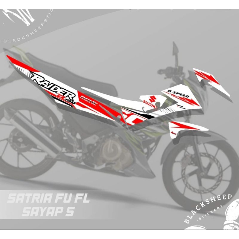 Striping Satria F150 Stiker Satria Fu Facelift Tipe S