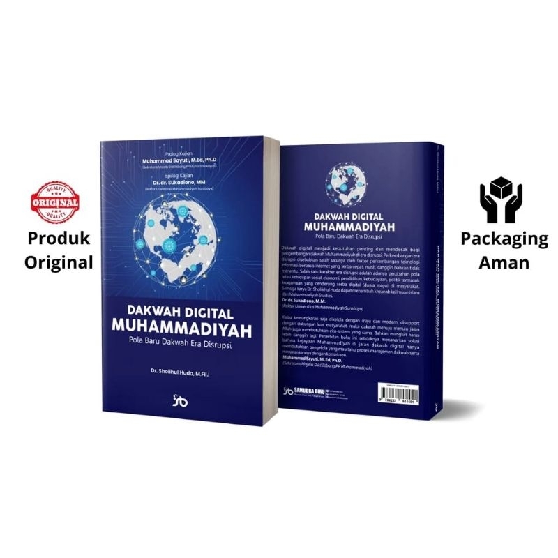 Buku DAKWAH DIGITAL MUHAMMADIYAH (Pola Baru Dakwah Era Disrupsi) - Samudra Biru