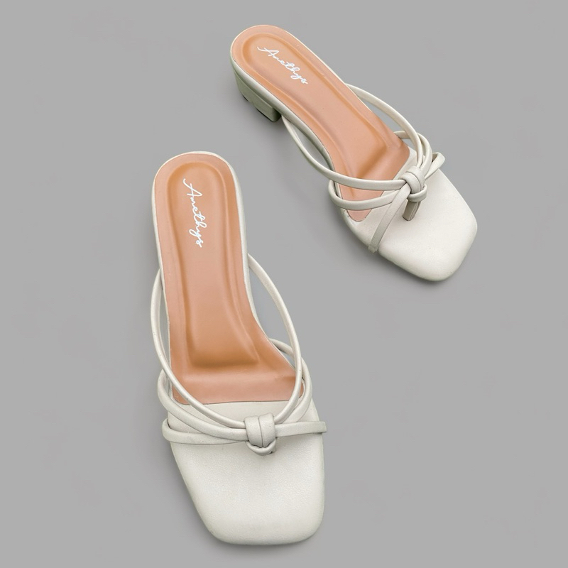 sandal jepit wanita terbaru tinggi hak 3cm