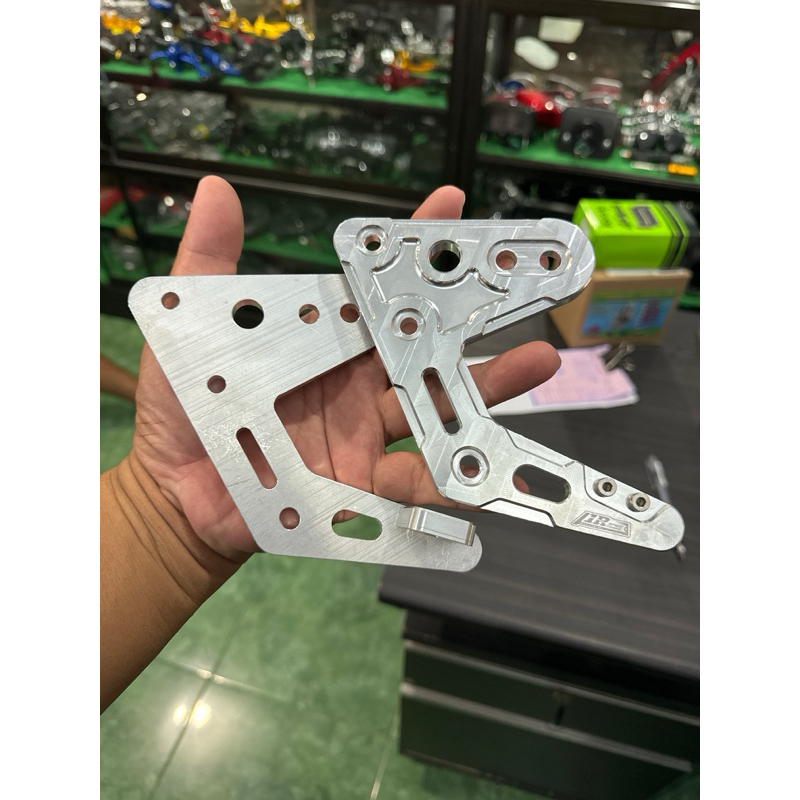 breket lampu/ pangkon lampu king cnc set kanan kiri