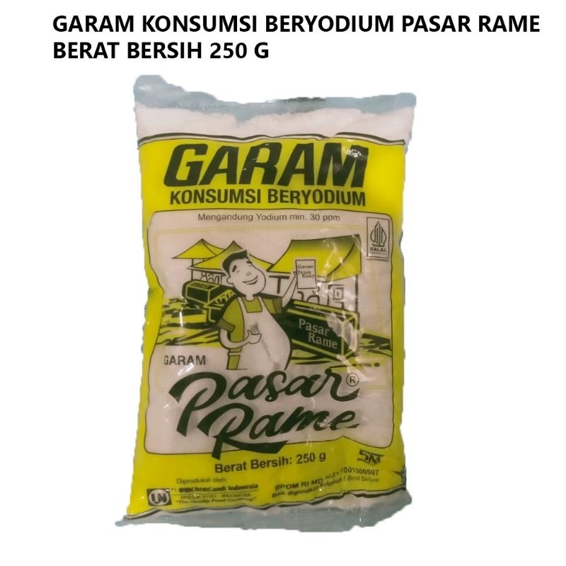 

GARAM KONSUMSI BERYODIUM PASAR RAME 250g