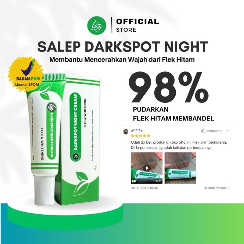 Salep DarkSpot Night Cream - Night Whitening