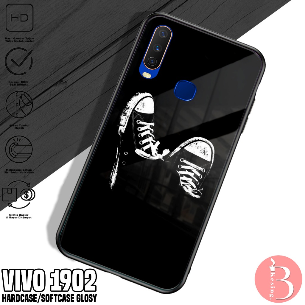 Case VIVO 1902 - Casing VIVO 1902 Motif BLCK - Silikon Hp VIVO 1902 - 2D Hardcase Glosy - Kesing Hp 