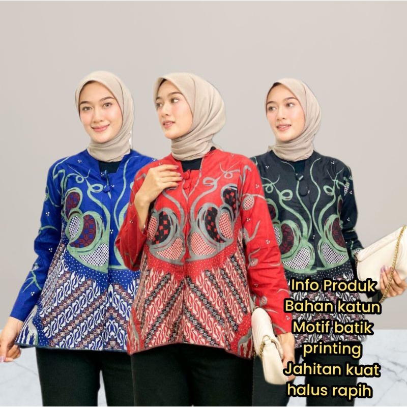 Baju batik wanita baju batik blus baju batik kantor