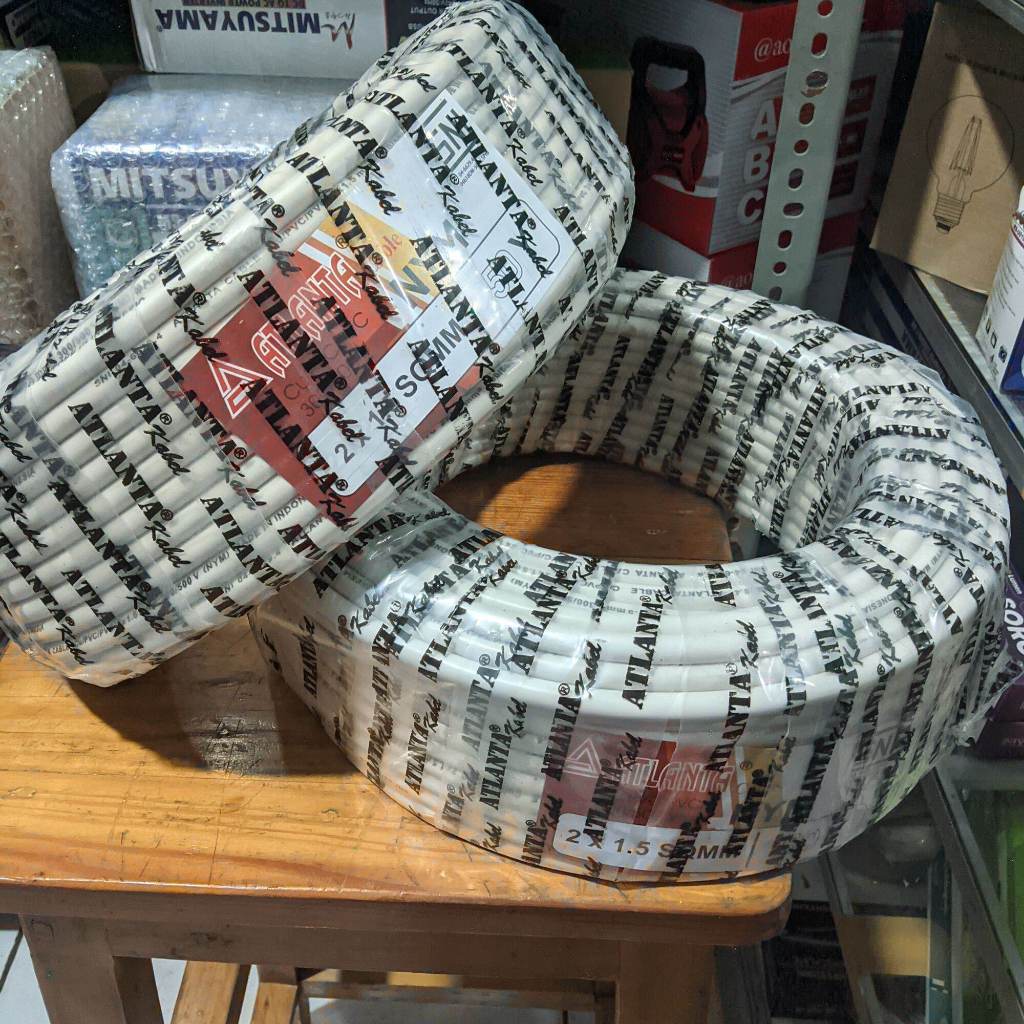 KABEL LISTRIK ATLANTA DAEHAN NYM 2X1.5 SNI 50 YARD 2x1,5