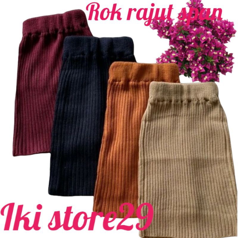 Rok Rajut Anak/Rajut span anak 1-3Tahun/rok rajut dantai